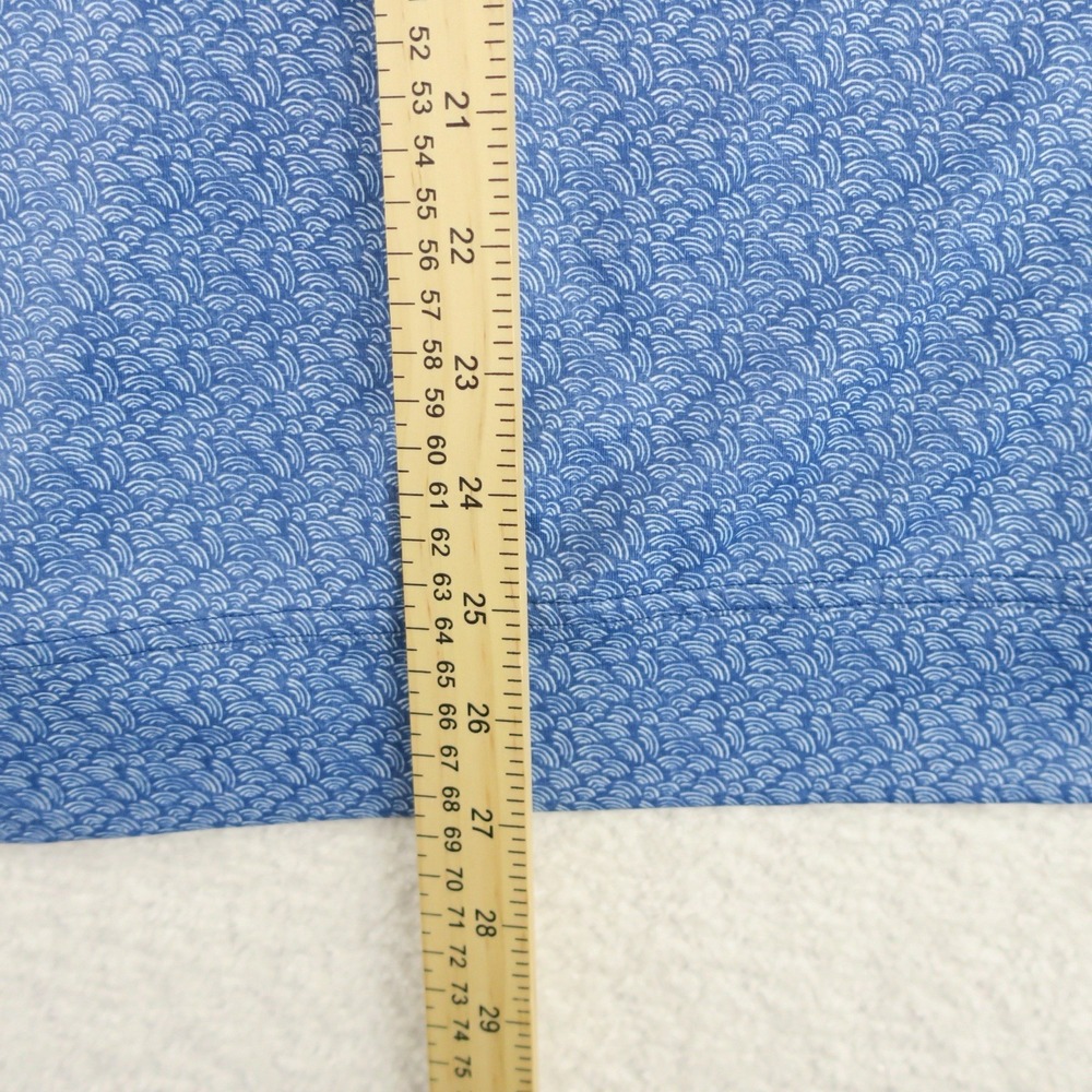 Johnnie-O Golf 1/4 ZipPerformance Sweater Mens Medium Blue‎ Quonochontaug - Picture 13 of 13